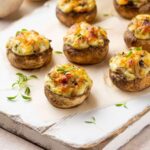 Grilled Jalapeno Popper Mushrooms