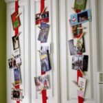 A bunch of great ways to display holiday cards all over the house