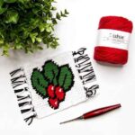 Holly Christmas Coaster
