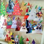 All sorts of fun ideas for recycling Christmas cards and wrapping paper