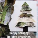 Easy way to recycle old Christmas cards into new ones